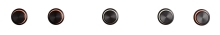 Berbel 1100056 Kochfeldknebel 5-tlg schwarz