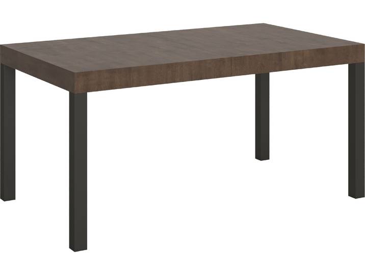 Table Extensible 90X160/264 Cm Everyday Noyer Structure Anthracite