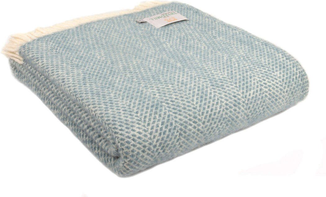 Tweedmill 100% Pure New Wool Throws Petrol 59cm W X 72cm L