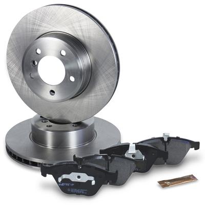 Bestprice Satz Bremsscheiben+Bremsbeläge Vorderachse [Hersteller-Nr. 10601202] für BMW