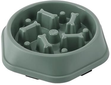 Friendly Fresh Finds Slow Feeder Dog Bowl Anti Choking & Anti Slip Puzzle Feeder For Small And Medium Dogs green m