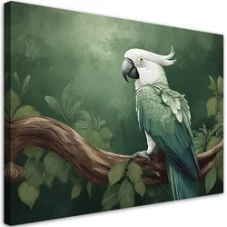 WANDBILD vogel tiere papagei