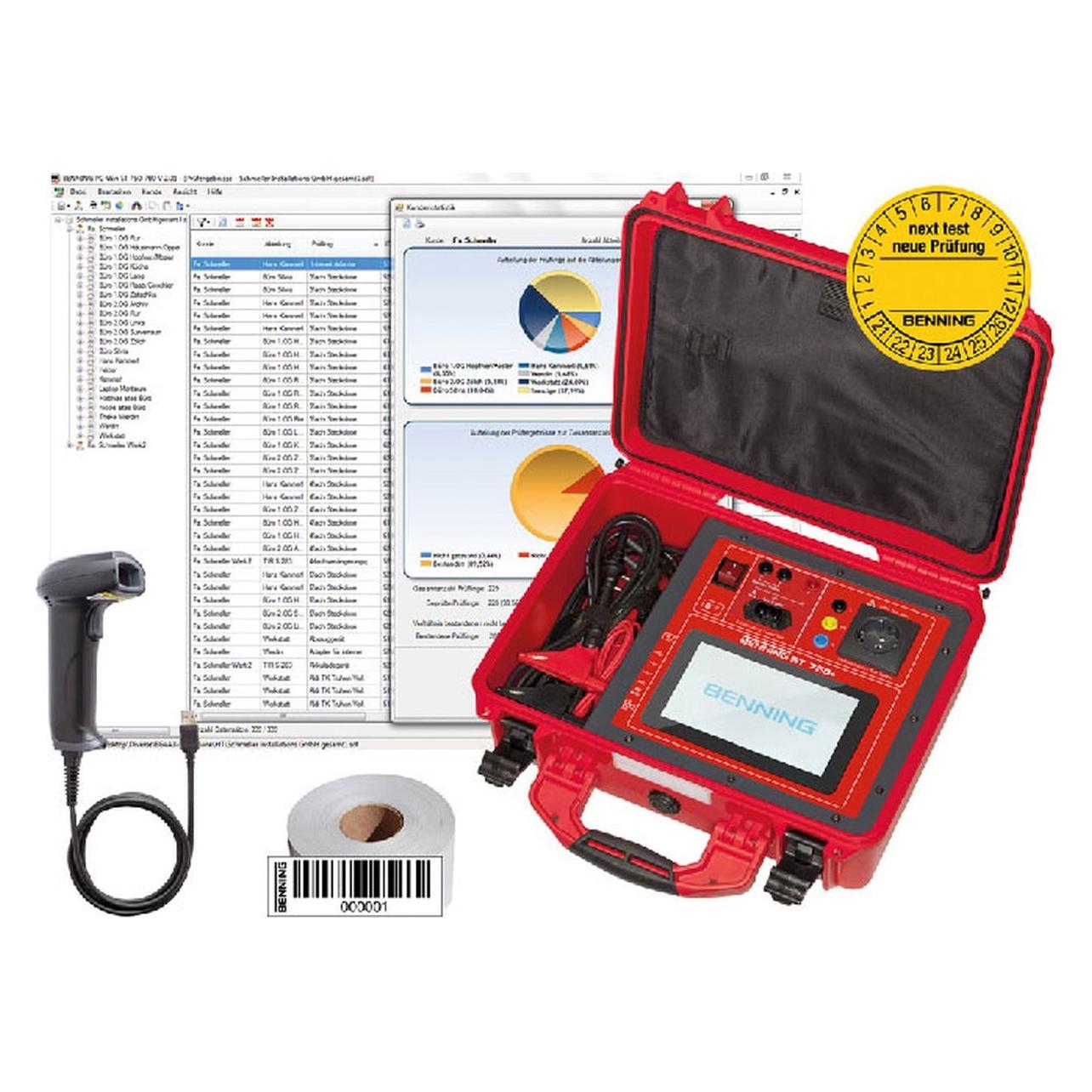 Benning ST 755+ Set (CAT II 300V, Hand-Multimeter) (050333)