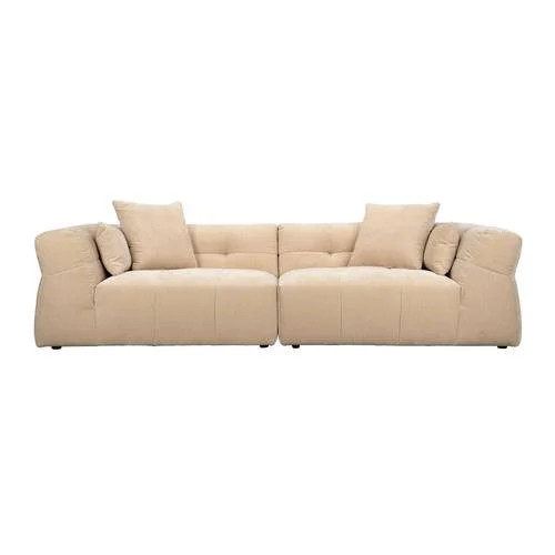 Dutchbone 4-zitsbank Hodge 4,5 retro beige