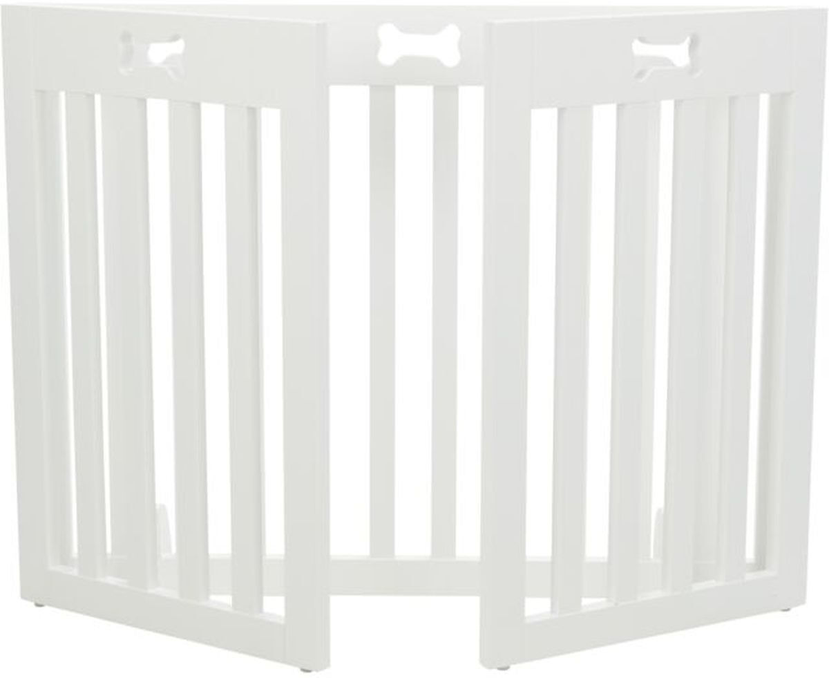Trixie Cancelletto in MDF Bianco 82-124X61CM