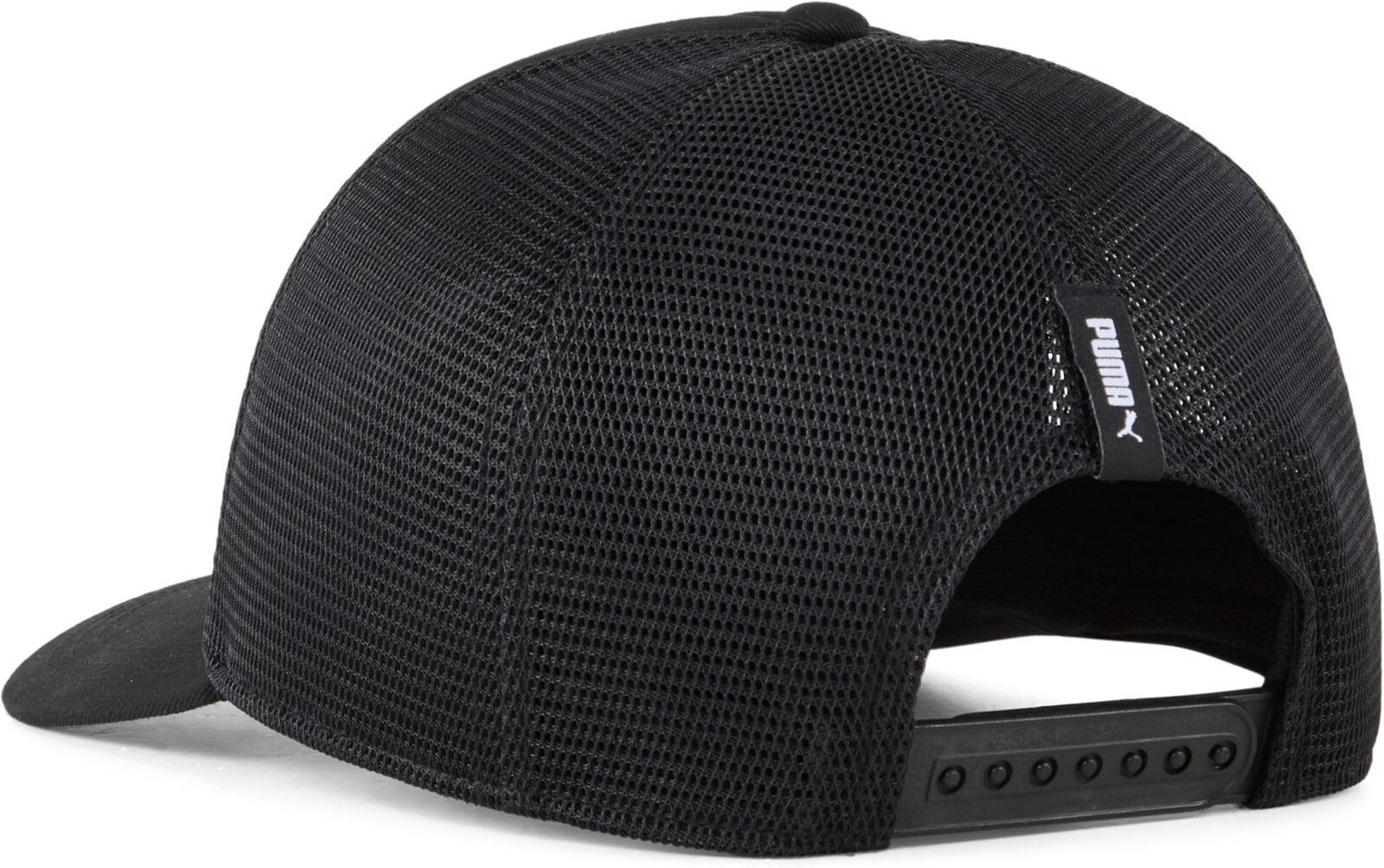 Trucker Cap PUMA "X HYROX TRUCKER CAP", schwarz (puma schwarz), Baumwolle, bedruckt, Caps Trucker Cap, sportlicher Stil, mit gebogenem Schirm, mit Snapback-Verschluss puma schwarz Einheitsgröße