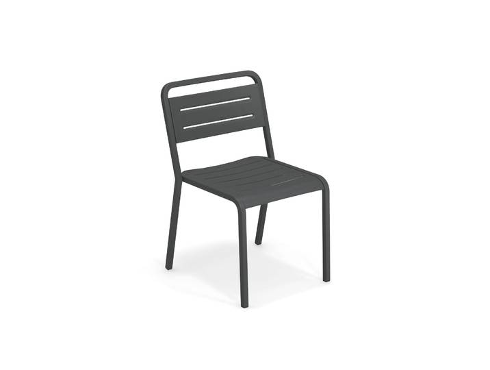 4er Set Emu Urban Stapelstuhl Aluminium