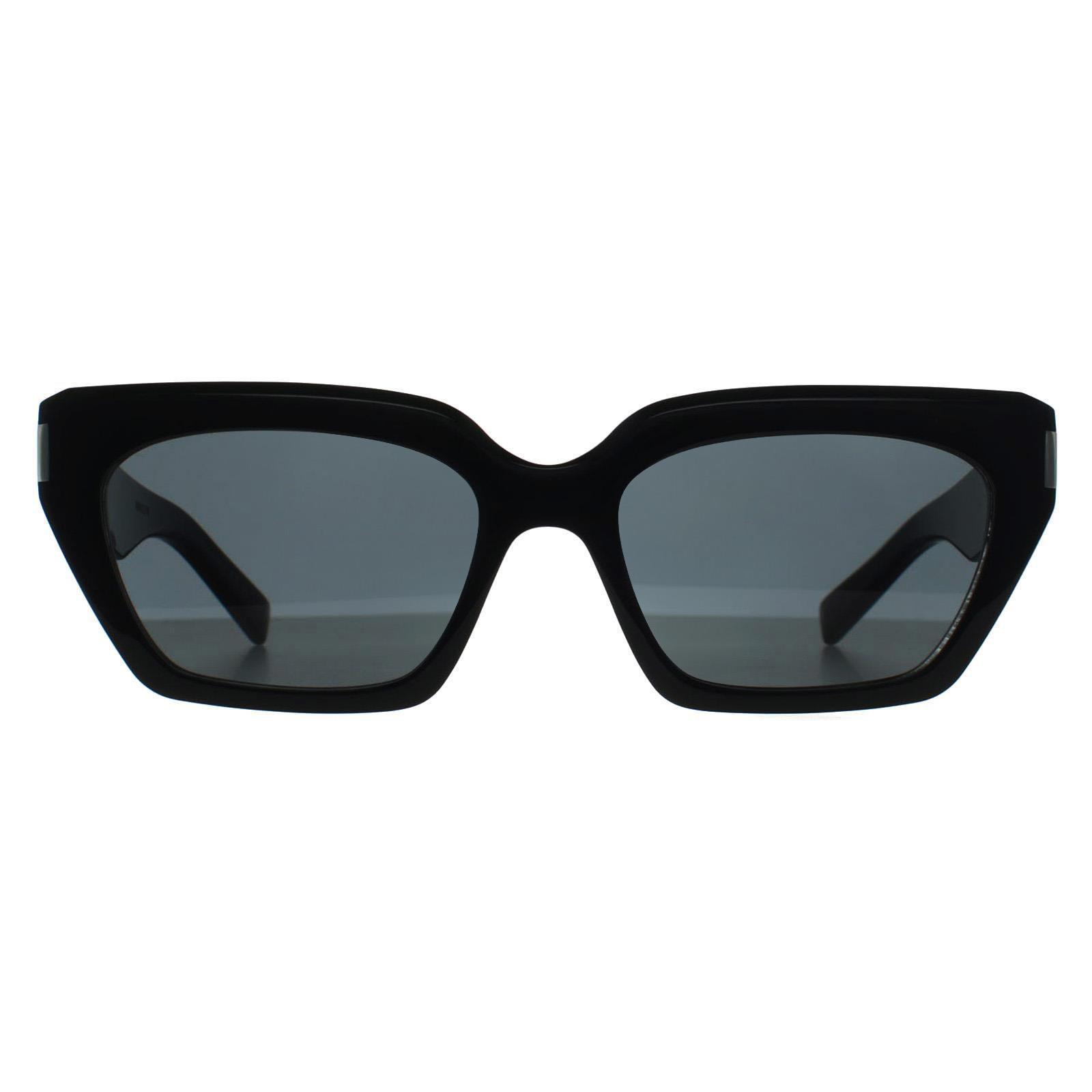 Saint Laurent Square Damen Schwarz Grau SL 826 PAGE