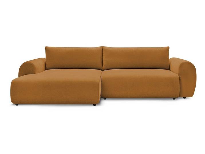 Ecksofa BOBOCHIC LUCIEN Stoff gelb