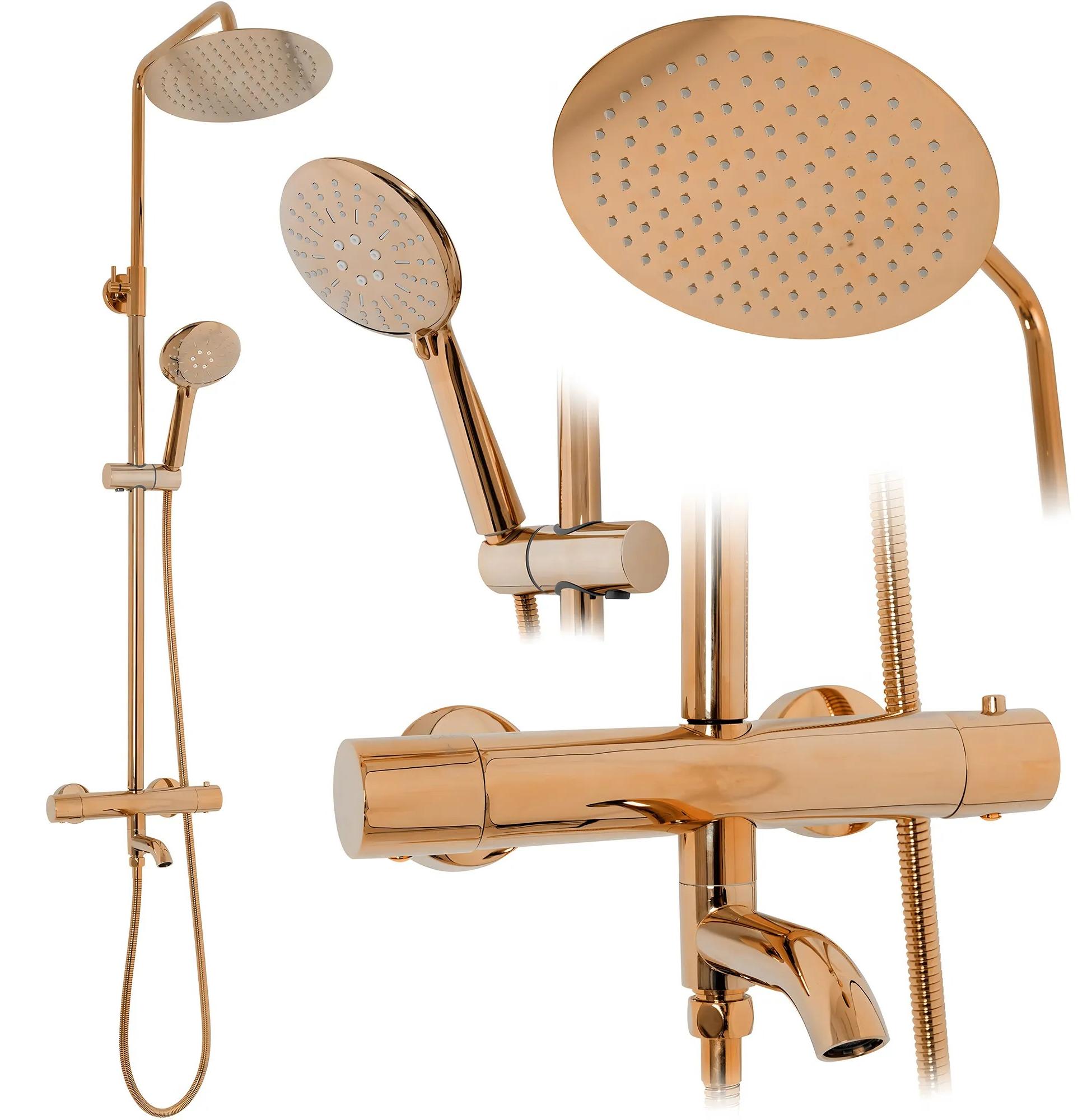 Dusch- Und Badewannenset Rea Lungo Thermostat Titan