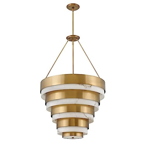 Hinkley Echelon Cilindrische LED Hanglamp Heritage Brass
