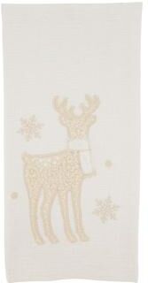 Saro Lifestyle Chilly Reindeer Guest Towel