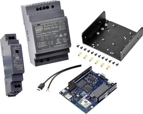 TRU COMPONENTS Volta Arduino UNO Q Set (2GB / 16GB eMMC) 4 x 2.0GHz inkl. Hutschienennetzteil