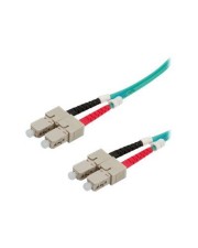 ROTRONIC-SECOMP Netzwerkkabel SC multi-mode M bis M 1 m Glasfaser 50/125 Mikrometer OM3 halogenfrei grün (21.16.7915)