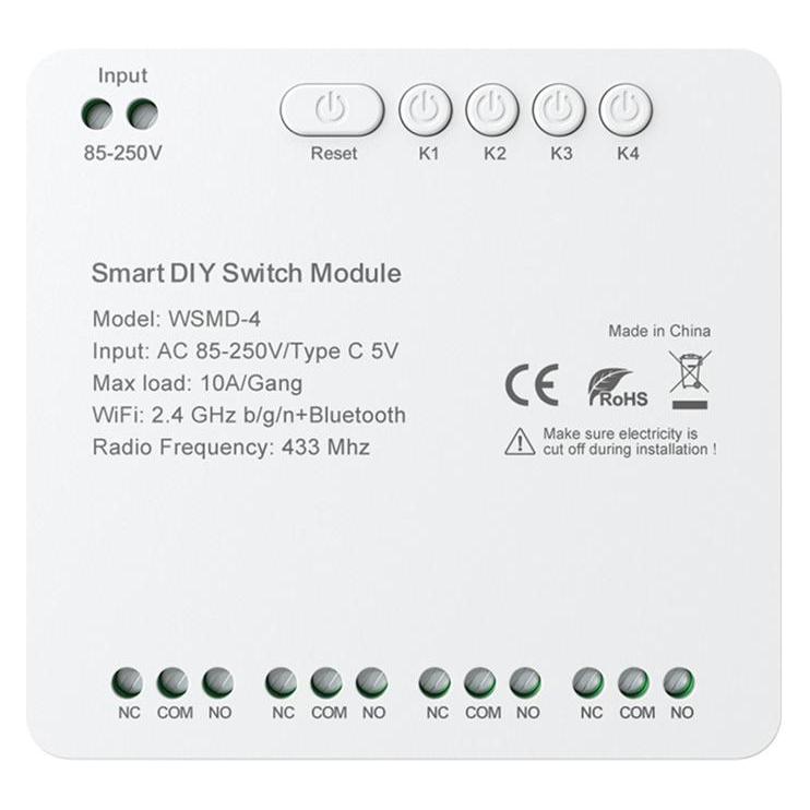 Avatto DIY WSMD-4 250V smart switch module (Schaltaktor) (WSMD-4-250V)