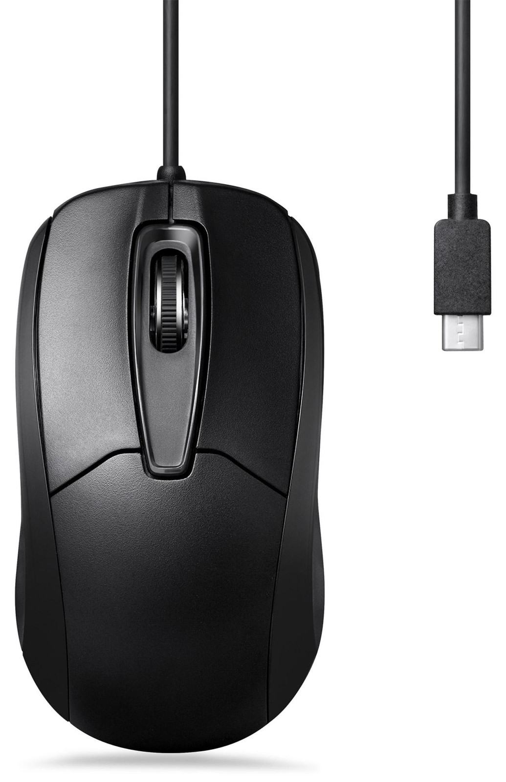 Perixx PERIMICE-209 C bedrade optische muis met 3 knoppen, zwart, 1000 dpi