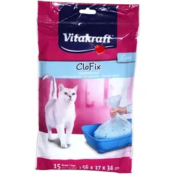 VITAKRAFT CloFix Beutel für Katzentoilette - 15 Beutel