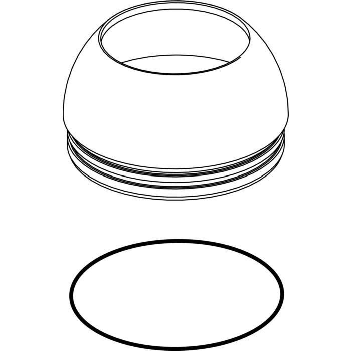 Ideal Standard Abdeckkappe m. O-Ring, Chrom B960276AA