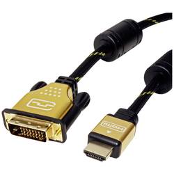 ROLINE GOLD Monitorkabel DVI (24+1) - HDMI, ST/ST, 7,5 m 11.04.5894