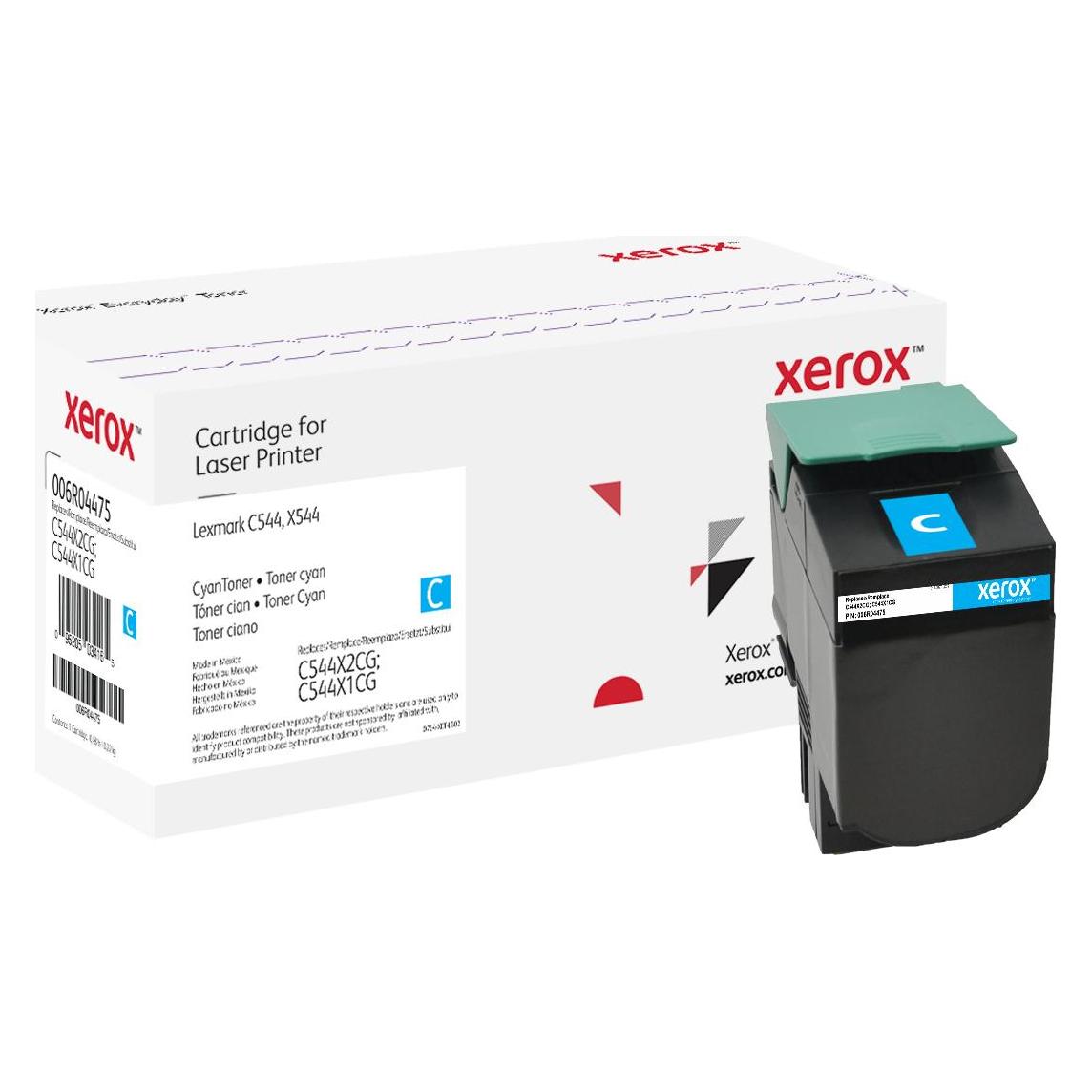 Xerox Everyday -Toner in Cyan, Xerox-Entsprechung für Lexmark C544X2CG C544X1CG, 4000 Seiten - (006R04475 (C) (006R04475)