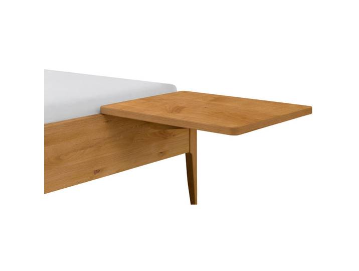 Hasena Nachttisch, Wildeiche, Holz, Wildeiche, massiv, 48x38x9 cm, einfacher Aufbau, hängend, Schlafzimmer, Nachtkästchen
