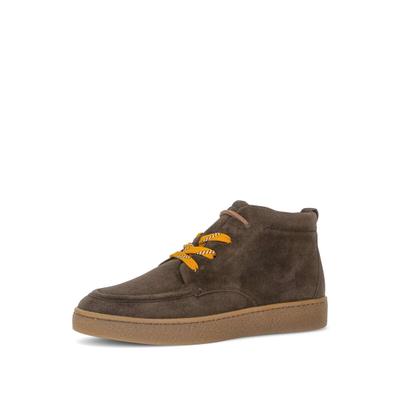Schnürschuh GABOR "Schnürschuh", Damen, Gr. 37,5, braun (dunkelbraun), Schuhe Schnürschuh