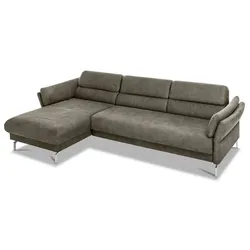 Segmüller Werkstätten Ecksofa Mara01 Mikrofaser Grau