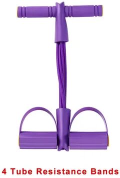 Modern Mode Marketplace Resistance Band Tensioner With Non Slip Handles purple