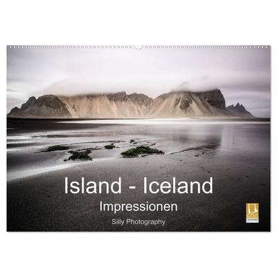 Island - Iceland Impressionen (Wandkalender 2026 DIN A2 quer), CALVENDO Monatskalender
