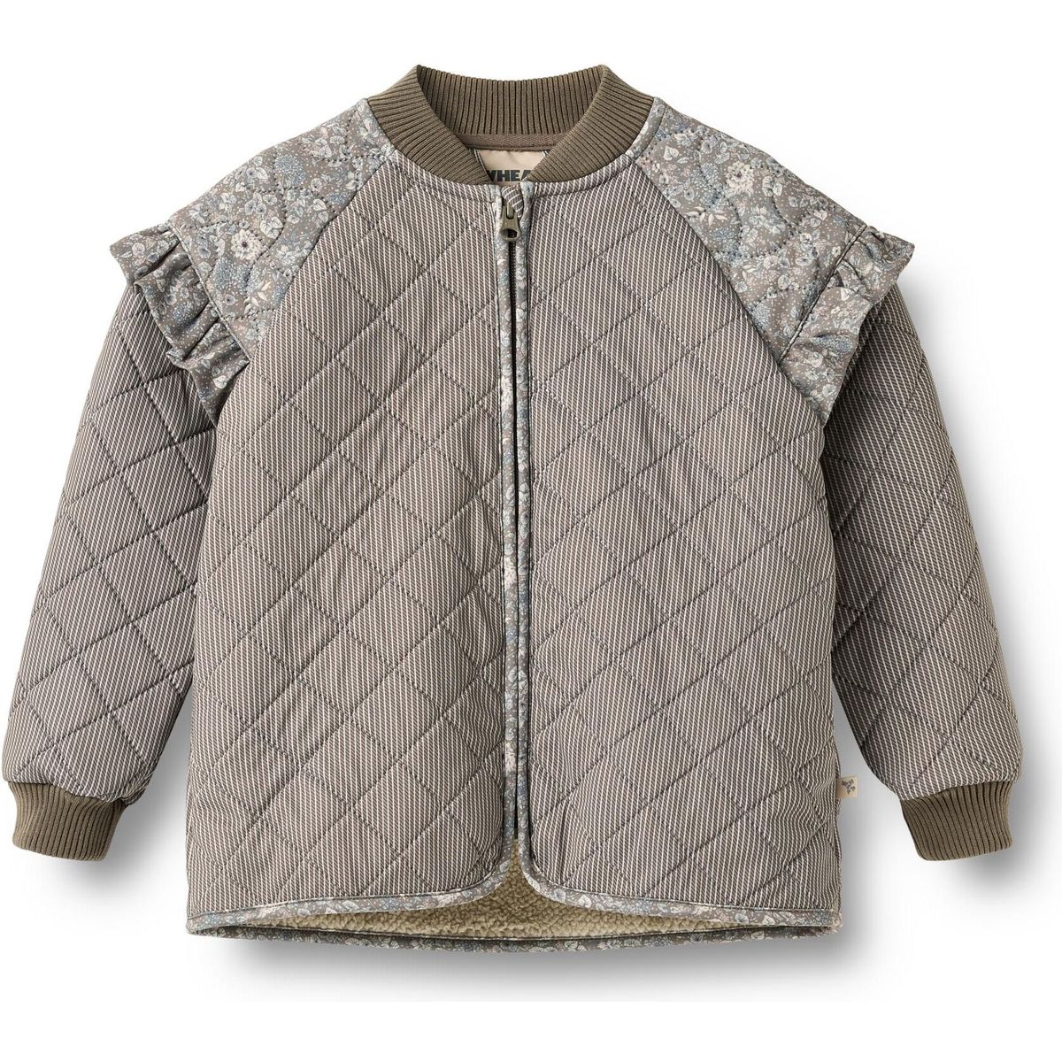 Wheat Thermo Jacket Ellas brown stripe (9622) 110 7212-978R GRS-9622-110/5y