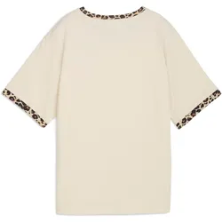 Puma, Damen, Sportshirt, ESS GRAPHIC Animal Relaxed Tee (L), Weiss