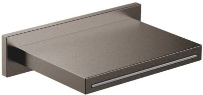 Herzbach Design iX PVD Schwall-Auslauf 21.694000.1.40 Black Steel, für Wand-Aufputz-Montage