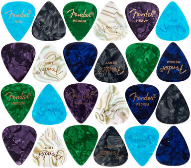 Fender Premium Cell Mix Pick Set 24