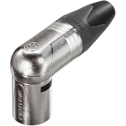 NEUTRIK® XLR, 7-pol , Metall-, Löttechnik-Kabelstecker, versilberte(r) Kontakt(e), abgewinkelt, nickelfarben