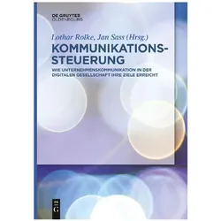 Kommunikationssteuerung, Fachbücher von Lothar Rolke, Jan Sass
