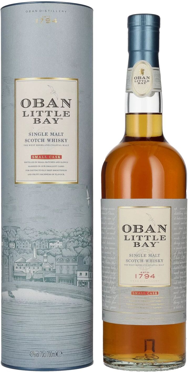 Oban Little Bay Single Malt Scotch Whisky Small Cask 43% Vol. 0,7l in Geschenkbox