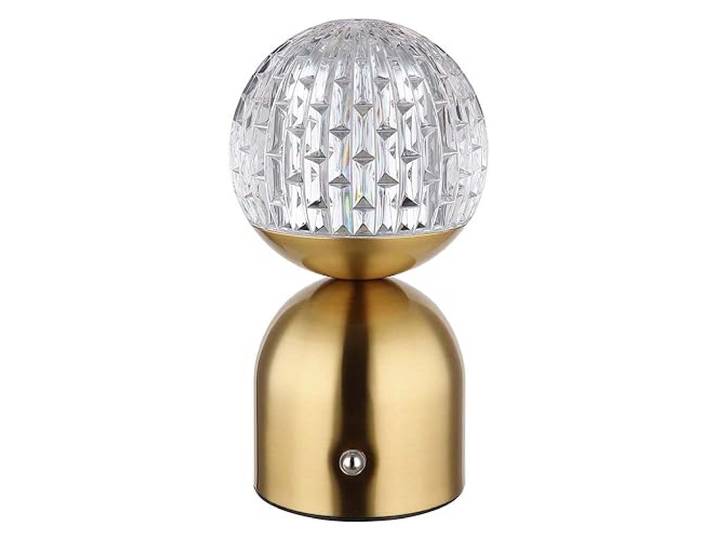 Tischleuchte Beistelllampe LED Touchdimmer Schlafzimmerlampe Nachttisch Messing