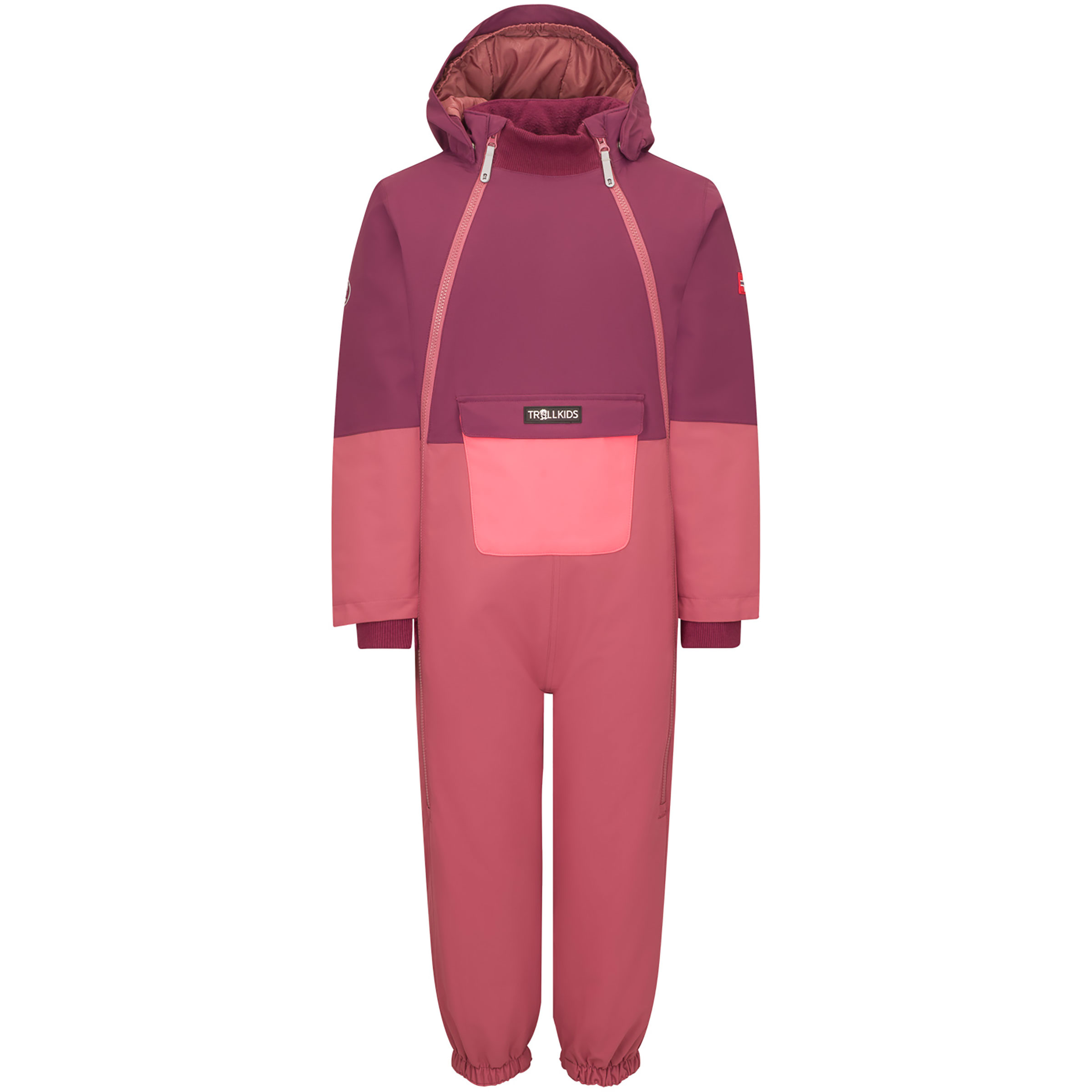 Trollkids Narvik Schneeanzug Kinder Overalls rosa Größe 80 Lifestyle Widerstandsfähig