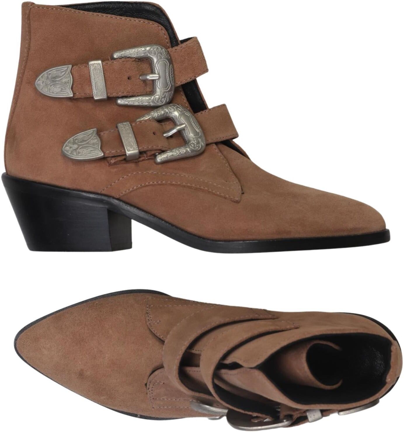 Bimba y Lola Damen Stiefelette, Braun, Gr. EU 36, Leder - Second Hand