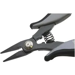 Wetec, Zange, Flachzange, kurz, Greifflächen geriffelt, 2.0 mm, ESD-Griffe (148 mm)
