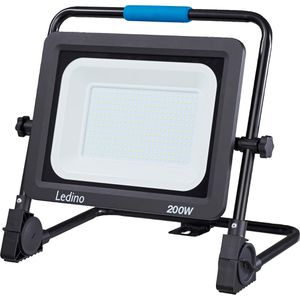 Ledino Baustrahler Thekla, LED, Netzbetrieb mit 5 m Kabel, IP65 Strahlwasserschutz, 200 Watt, 23.500 Lumen