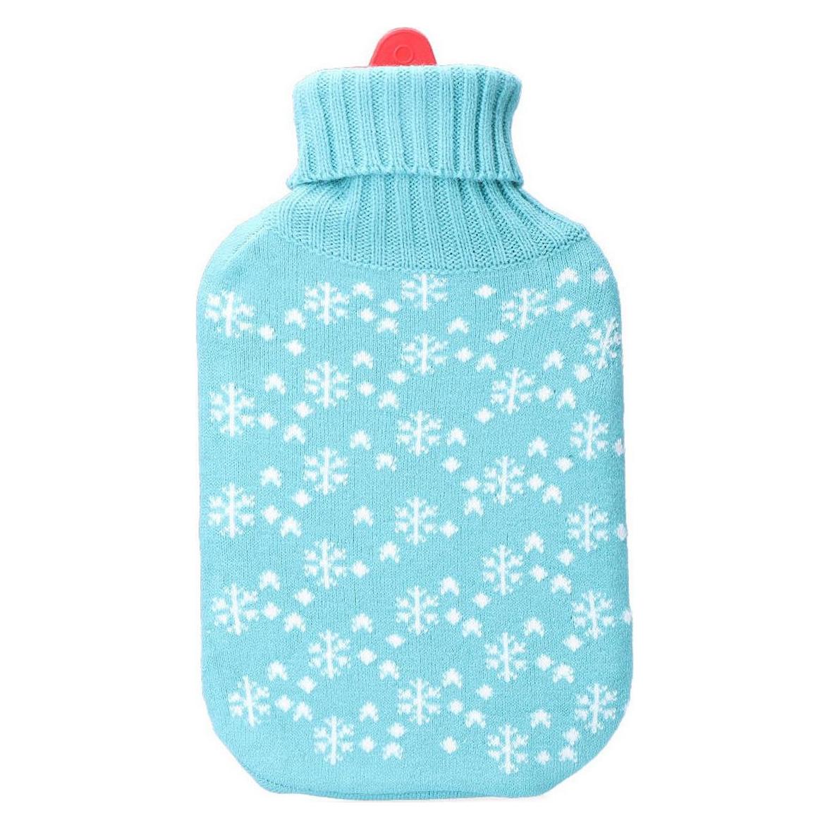 EDM Wärmflasche Blau Wolle (2 L) (2 l, Bettflasche mit Bezug) (43031456)