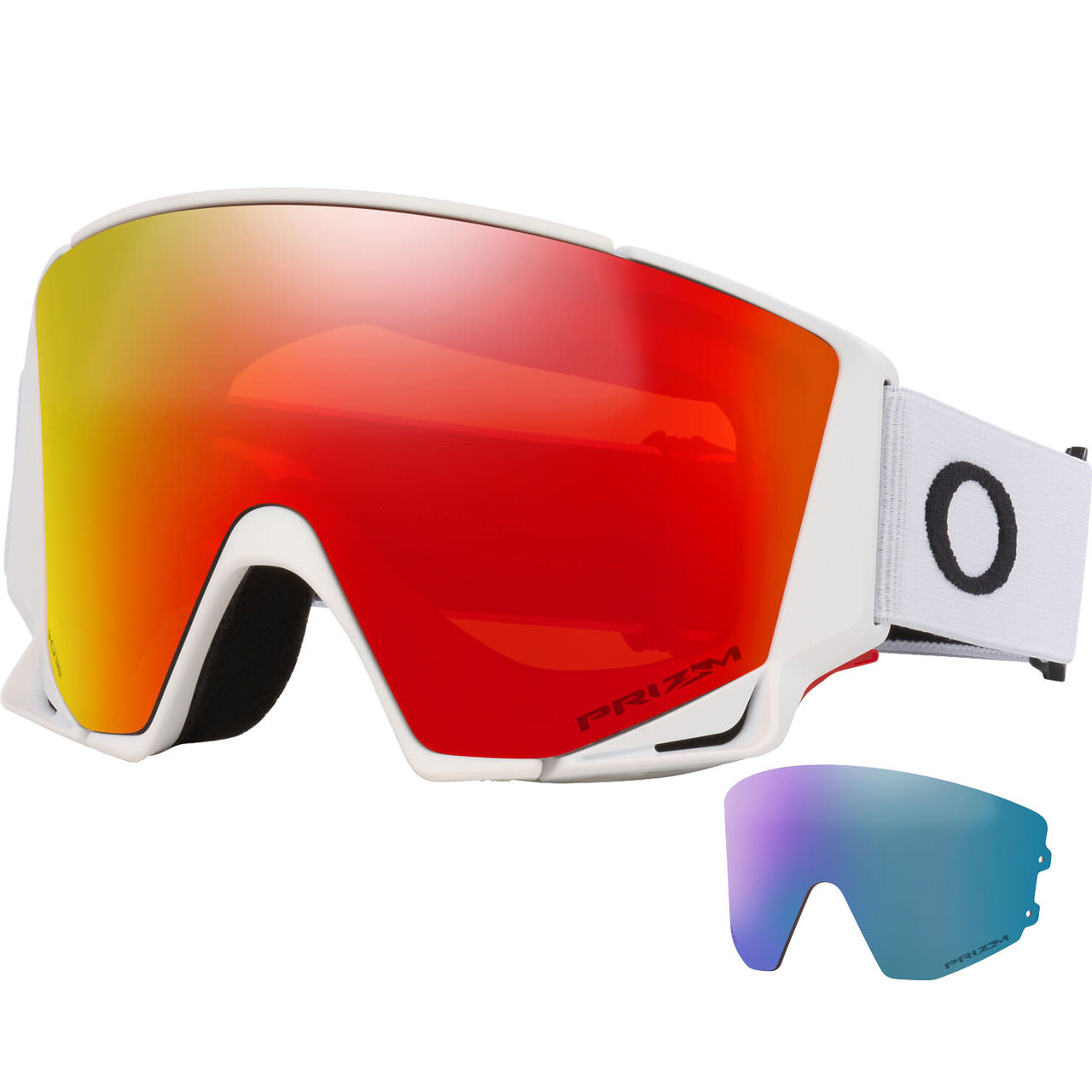 Oakley Flow Scape M matte white / Prizm Torch Iridium & Prizm Iced Iridium