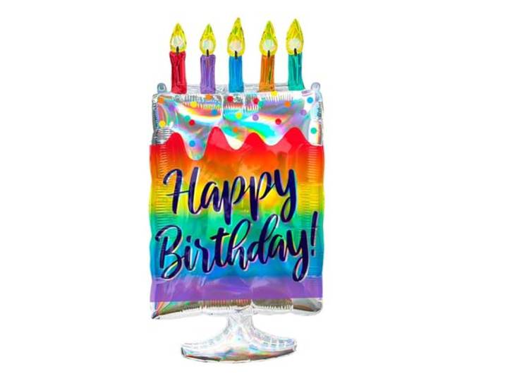 Holo Iridescent Cake - SuperShape