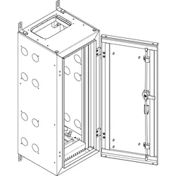ABN NT15P Wandgehäuse schutzisoliert IP55 BxHxT: 340x840x340mm
