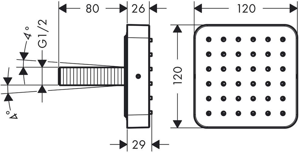 Axor Citterio E Brausemodul Unterputz