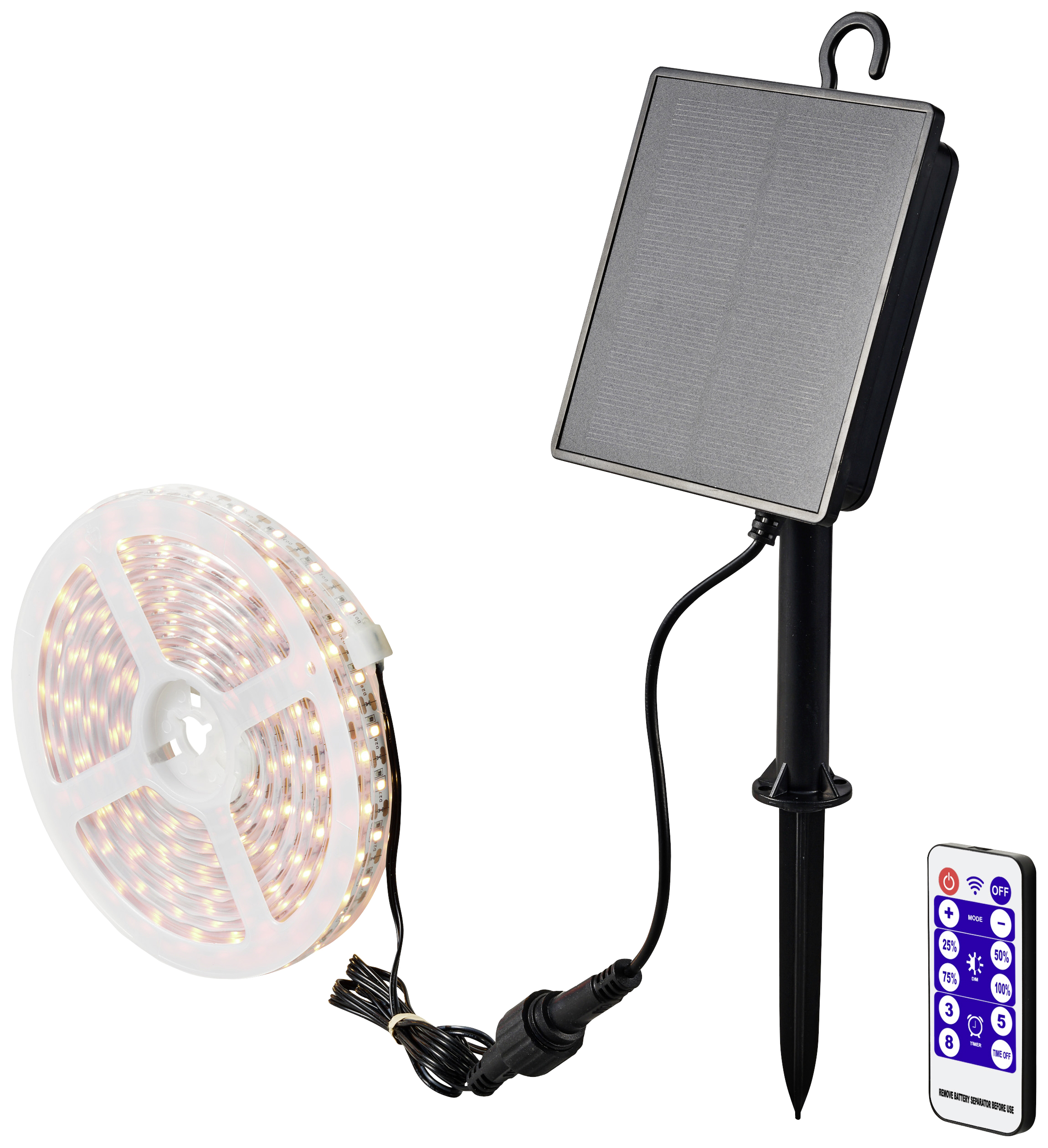 Sygonix SY-5947264 Solar-Lichtschlauch LED LED fest eingebaut 1.8 W Transparent