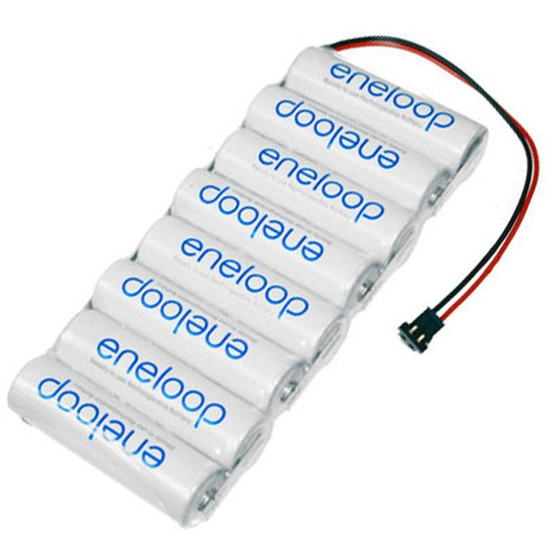 Sanyo Eneloop AA 8 series Transmitter batterij 9.6V 2000mAh