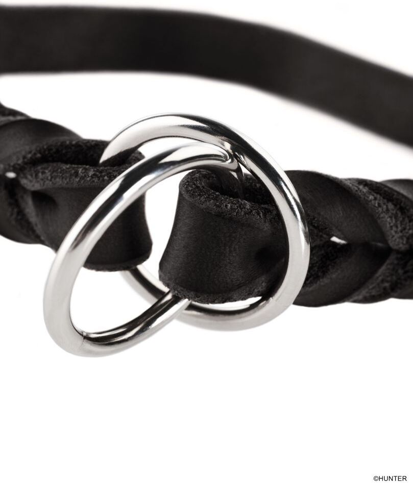 DOG SPORT HUNTER Dressurhalsung Solid Education L, schwarz