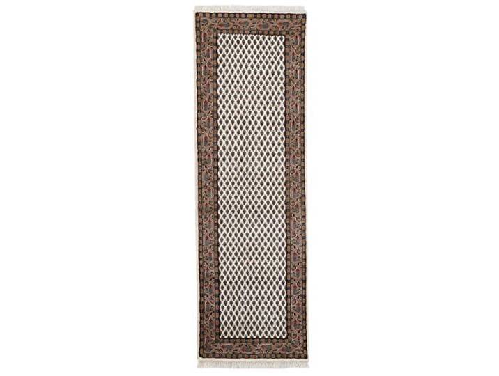 carpetfine Orientteppich Mir handgeknüpft Läufer 80x200 cm Creme